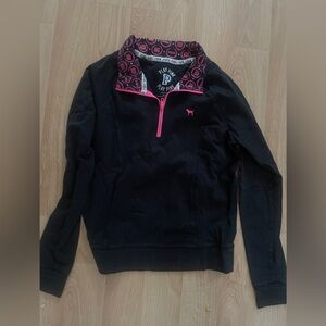 PINK half zip hoodie